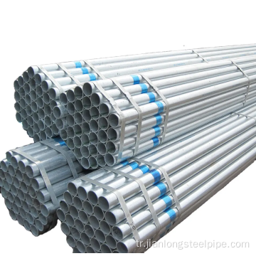 İnşaat için DN25 galvanizli çelik boru
